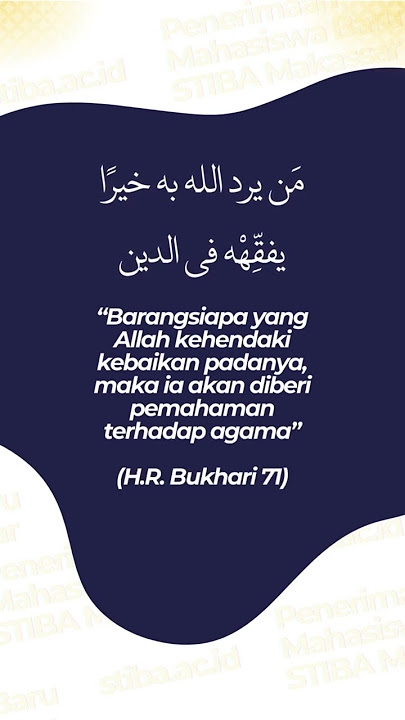 ✨ Penerimaan Mahasiswa Baru STIBA Makassar tersisa 7 Hari lagi!