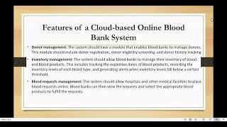 Cloud Based Online Blood Bank  System screenshot 5