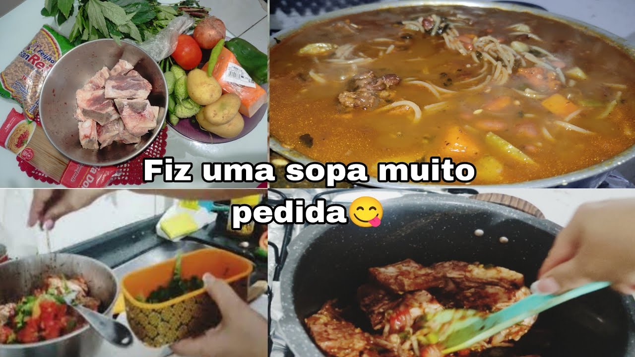 COMO FAZER SOPA DO JEITO SIMPLES E FÁCIL E DELICIOSO 🥘 😋 🤤