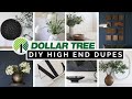 Top 20 dollar tree diy home decor projects  diy high end dupes diy dollar tree compilation