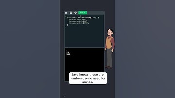 Java Output - Part 3 - Numbers and Code in println() - #w3schools #java #programming