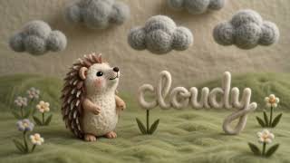 Weather for Toddlers 🌿 Calm Weather Words with a Soft Voice, No Music | Little Acorn Nest screenshot 1