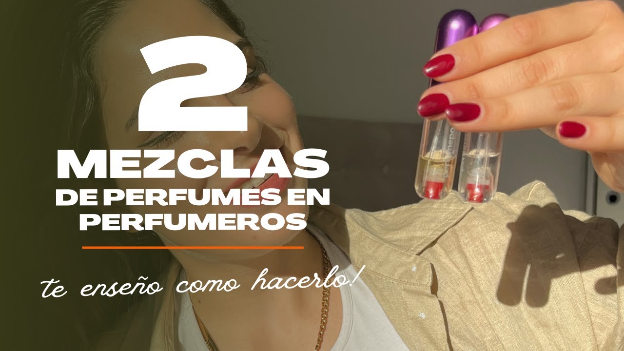 Mezclo perfumes en perfumeros y te enseño como
