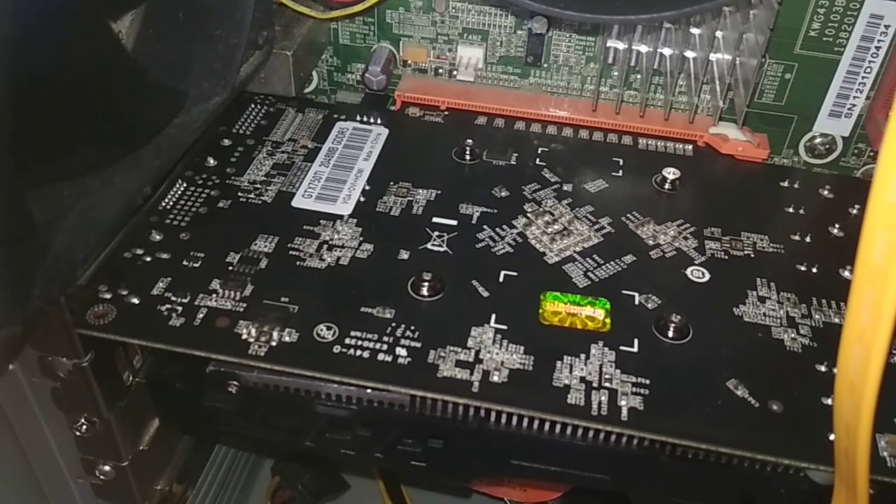 Gtx 750 ti not working