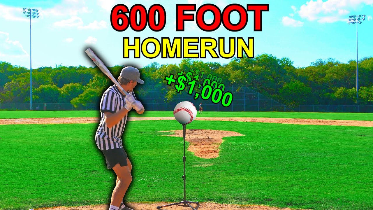 Hit This Ball Farther Than Me... Win 1,000... YouTube