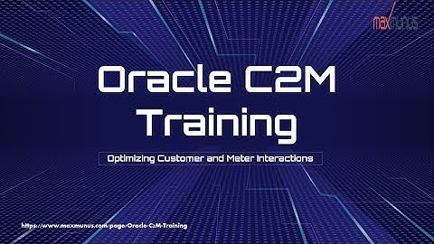 Oracle C2M Training & Certification Tips