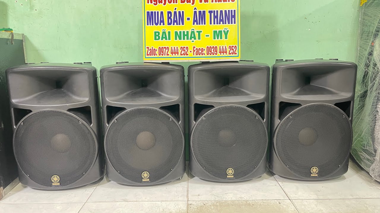 Loa Yamaha MS -400 Active bass 40cm liền công suất ,bass từ nei ,chất âm hay !