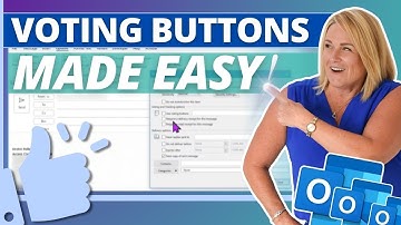 Outlook Tutorial: Setting Up Voting Buttons Via Dialogue Box