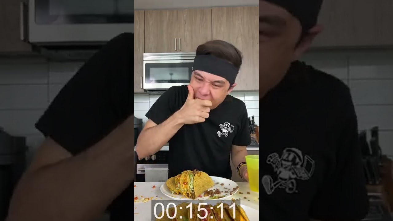 Eating Crunchy Tacos for 60 seconds