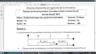 EP10# Examen pratique de fin de formation 2017 # Variante15