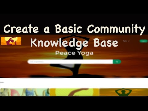 How to create a Knowledge Base for Community Guest