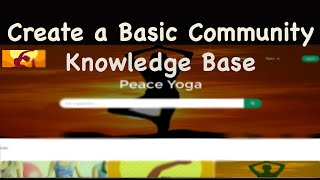 How to create a Knowledge Base for Community Guest