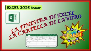 🟩02 Corso Excel - La finestra di Excel e la cartella di lavoro screenshot 2