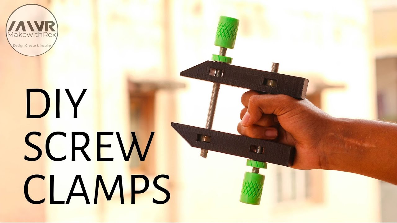 DIY HAND SCREW CLAMPS HOW TO MAKE SCREW CLAMPS YouTube