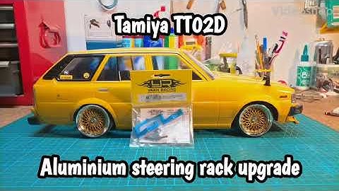 Tamiya TT-02 - Yeah Racing steering rack installation
