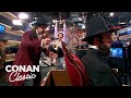Conan Zip Lines To Save Lincoln | Late Night with Conan O’Brien