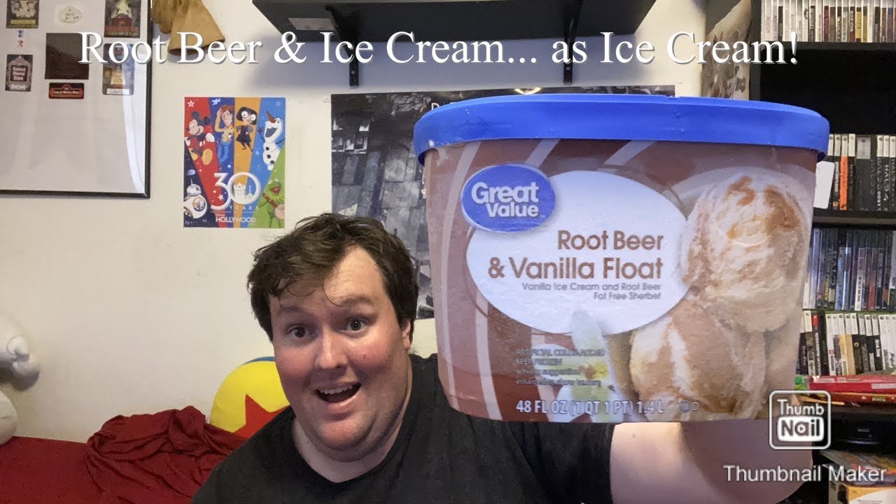 Taste Test Great Value Root Beer Float Ice Cream (4K) YouTube