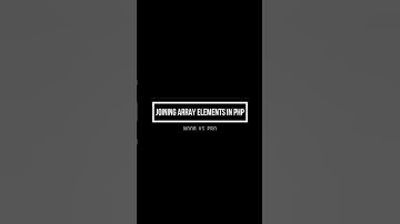 Joining Array Elements into a String In PHP #coding #codinglife #codingtips #php