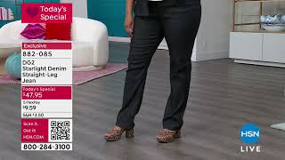 DG2 by Diane Gilman Starlight Denim StraightLeg Jean