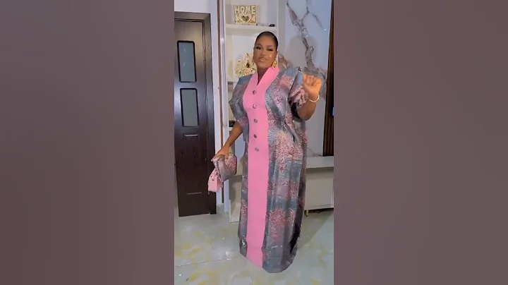 Damask and asoke boubou gown style/bubu gown style/ bubu dress #styles #fashion #bubu #damask #asoke