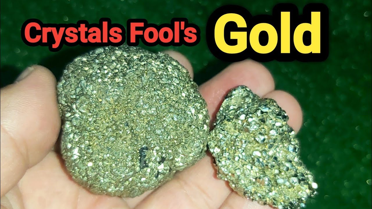 Fool's Gold Crystal | Iron Pyrite Mineral | A beautiful mineral like ...