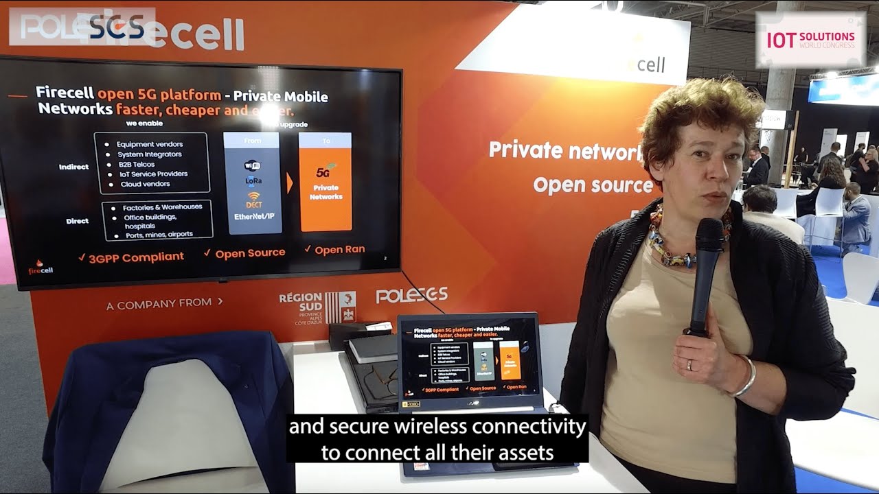 Firecell at IoT Solutions World Congress 2022 - Open 5G Platform