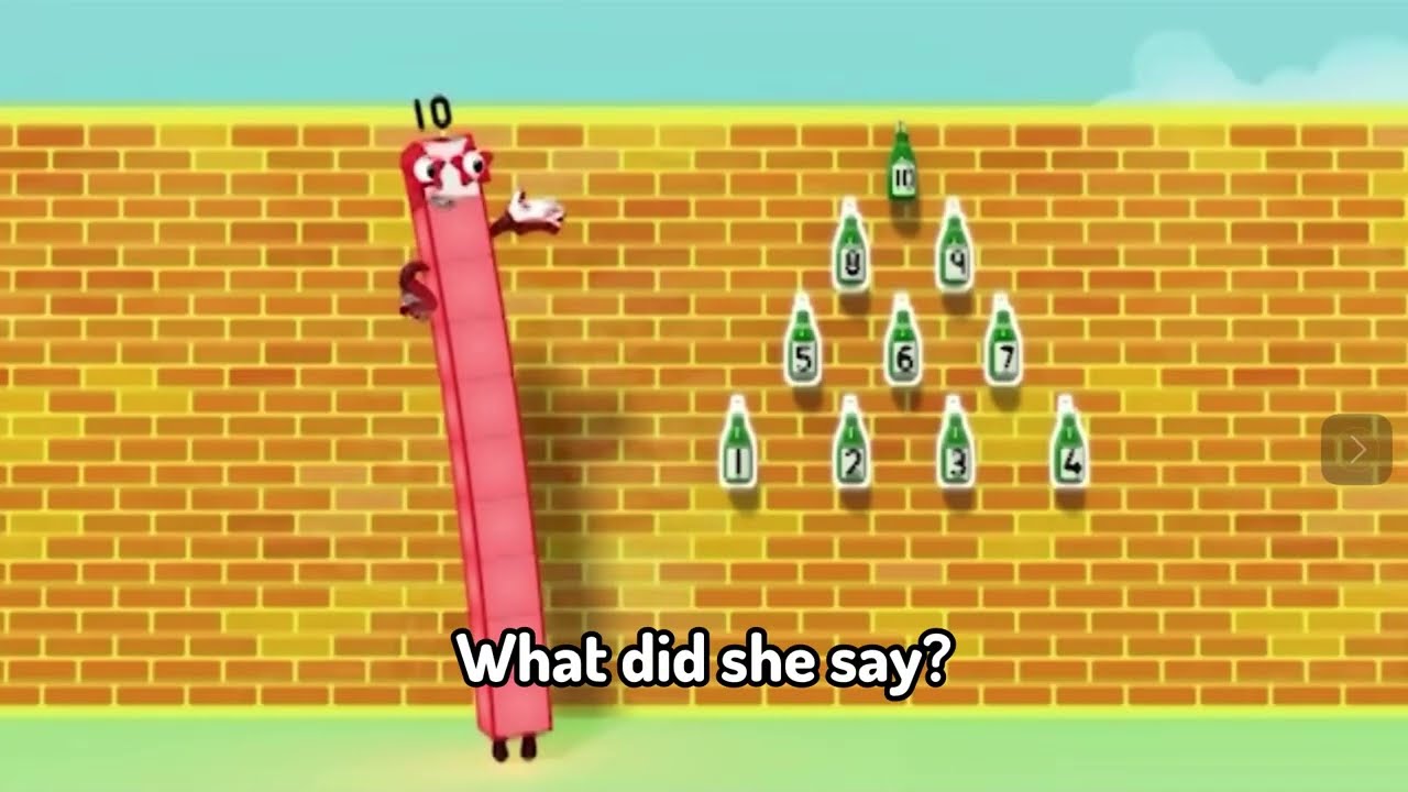 Numberblocks 10 saying 67 OMGG (funny) 