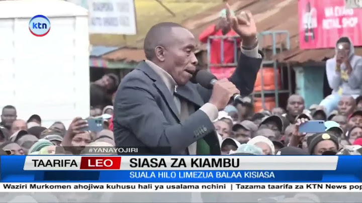 Mgogoro wa uongozi waendelea kaunti ya Kiambu, Gavana Wamatangi aisuta EACC