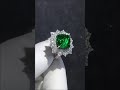 Green Snowflake Ring