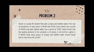 LINEAR PROGRAMMING | GRAPHICAL METHOD