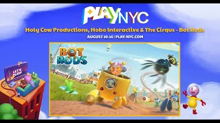 Play NYC 2020 - Bot Rods
Bot Rods
Holy Cow Productions, Hobo Interactive and The Cirqus
Bot Rods is a high adrenaline racing game set in a futuristic world which is inhabited by adorable characters from various species and their equally lovable Bots (legged robot vehicles). The game is about all-out racing and using a trick or two to slow down your opponents, including launching quirky weapons, using power-ups and down right ramming your opponents to slow them down. Your Bots can jump and flip to avoid hazards and incoming bogies!
https://store.steampowered.com/app/913730/Bot_Rods/
www.botrodsthegame.com
Join us at Play NYC 2020! Happening from August 10th-16th at www.play-nyc.com. Expect 70+ games, talks, panels, and exclusive demos. Free to attend. Play NYC 2020 - Bot Rods