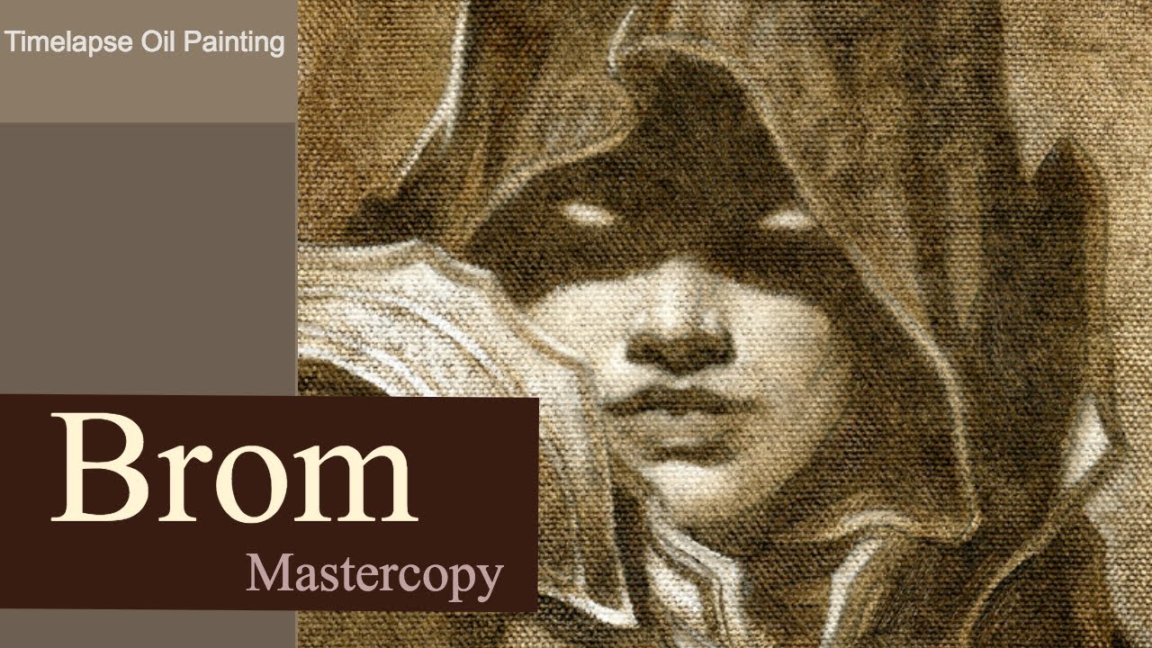 Timelapse Oil Painting: Brom Oil Sketch