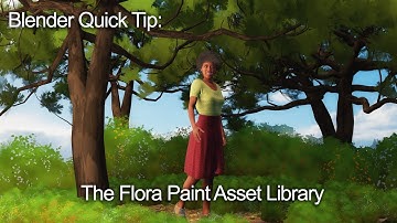 Blender Quick Tip: The Flora Paint Asset Library