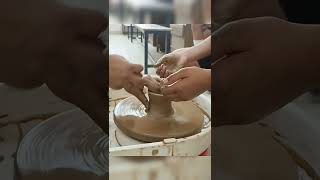 clay pottery♥️#art and craft#Pottery Making #clay#shorts#ytshorts#diy#YouTubeshorts#home decor