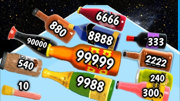 Fragile Roll 3D - Level Up Bottle Max Level ASMR Gameplay -New Update 2025#fragileroll3d