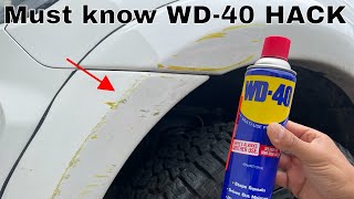 Remove scratches from car with WD40  Hack