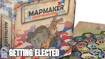 Mapmaker: The Gerrymandering Board Game #1 : GETTING ELECTED | 2 Player