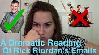 A Dramatic Reading of Rick Riordan's Emails to Percy Jackson Producers | areadersworld