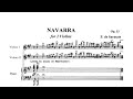 Sarasate: Navarra, Op. 33 (Oistrakh, Score)