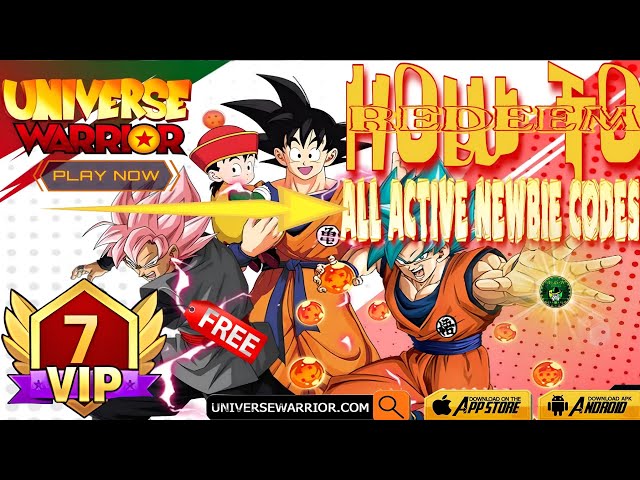 Universe Warrior Evolution & 9 Giftcodes Gameplay - Dragon Ball