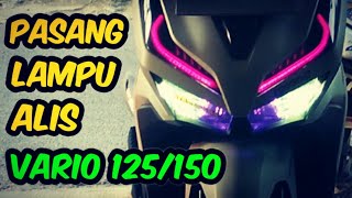 Cara Pasang Lampu Alis Running VARIO 125 / 150 Terbaru