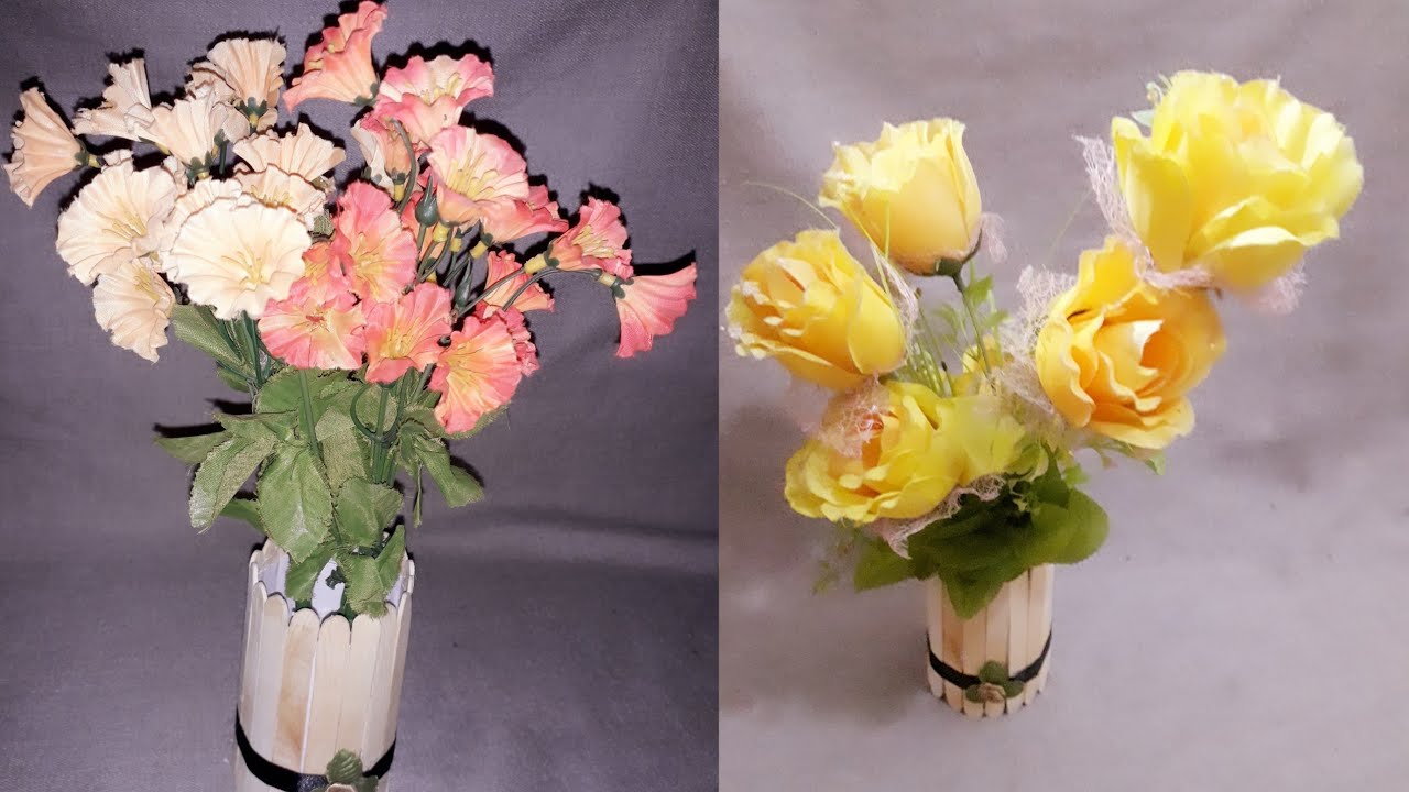 Simple flower pot making YouTube