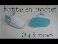 BOTITAS PARA BEBÉ EN CROCHET