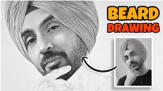 HOW TO DRAW SMALL BEARD & MOUSTACHE - REALISTIC BEARD DRAWING HOW TO DRAW SMALL BEARD & MOUSTACHE - REALISTIC BEARD DRAWING