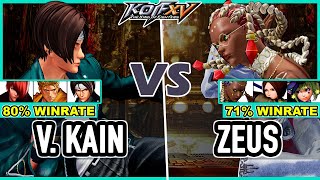 KOF XV 🔥 Violent Kain (Kyo/Ryo/Iori) vs Zeus (Dolores/Whip/Sylvie)