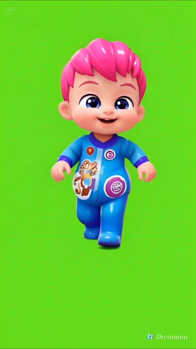 babyfin berjalan green screen #bayi berjalan green screen #green screen cartun