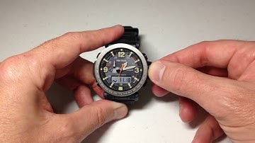 Casio Pro Trek (PRG-600) | Set home city