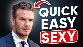 #1 Quick & Easy Men's Hairstyle Women ❤️  (Slicked Back Hairstyle Tutorial)