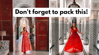 What to pack for Morocco | Packing guide for Marrakech!