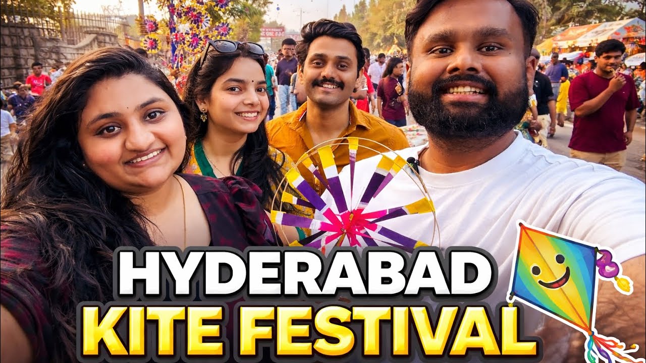 Kite Festival in Hyderabad 🪁 | Pure Vibes